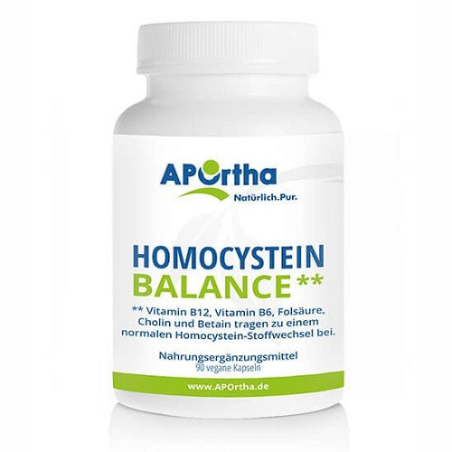 APOrtha Homocystein Balance B12 Complex, 120 vegane Kapseln