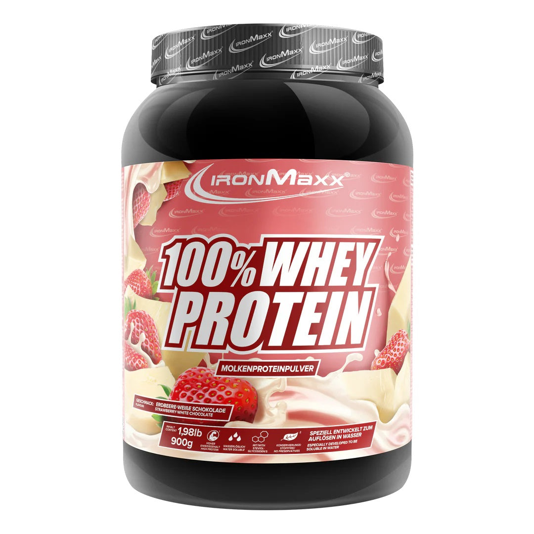 IronMaxx 100% Whey Protein 900g Dose