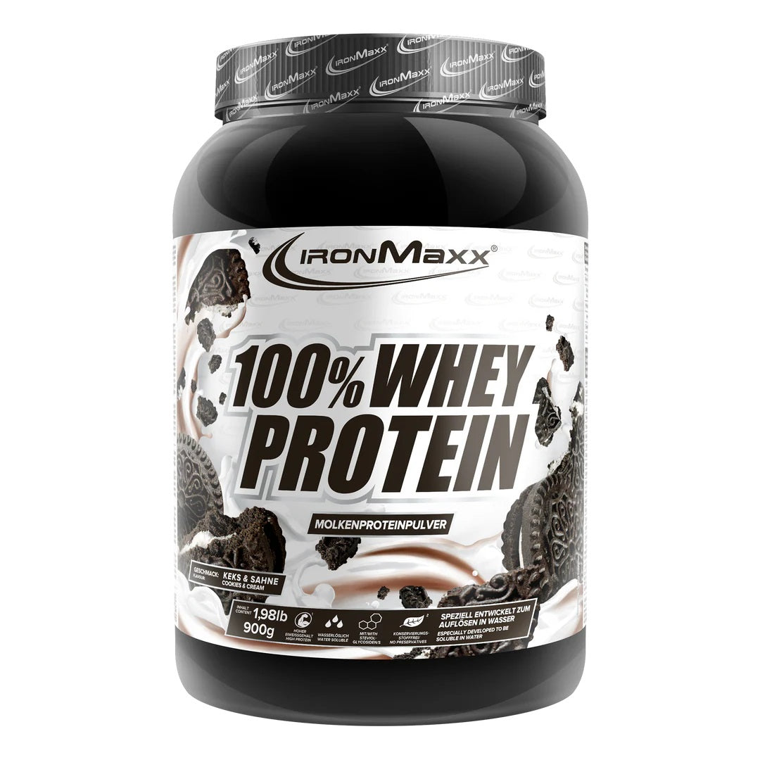 IronMaxx 100% Whey Protein 900g Dose
