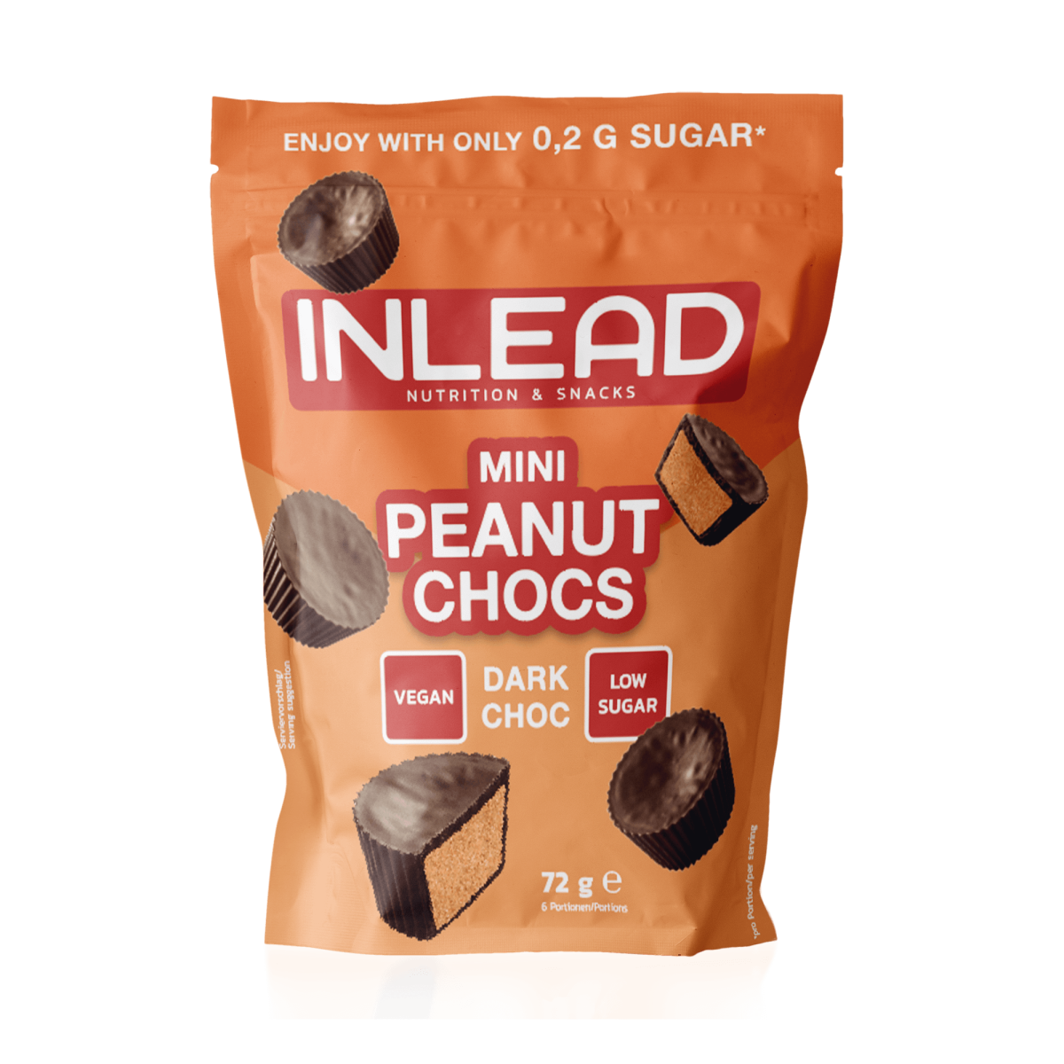 Inlead Mini Peanut Chocs 72g