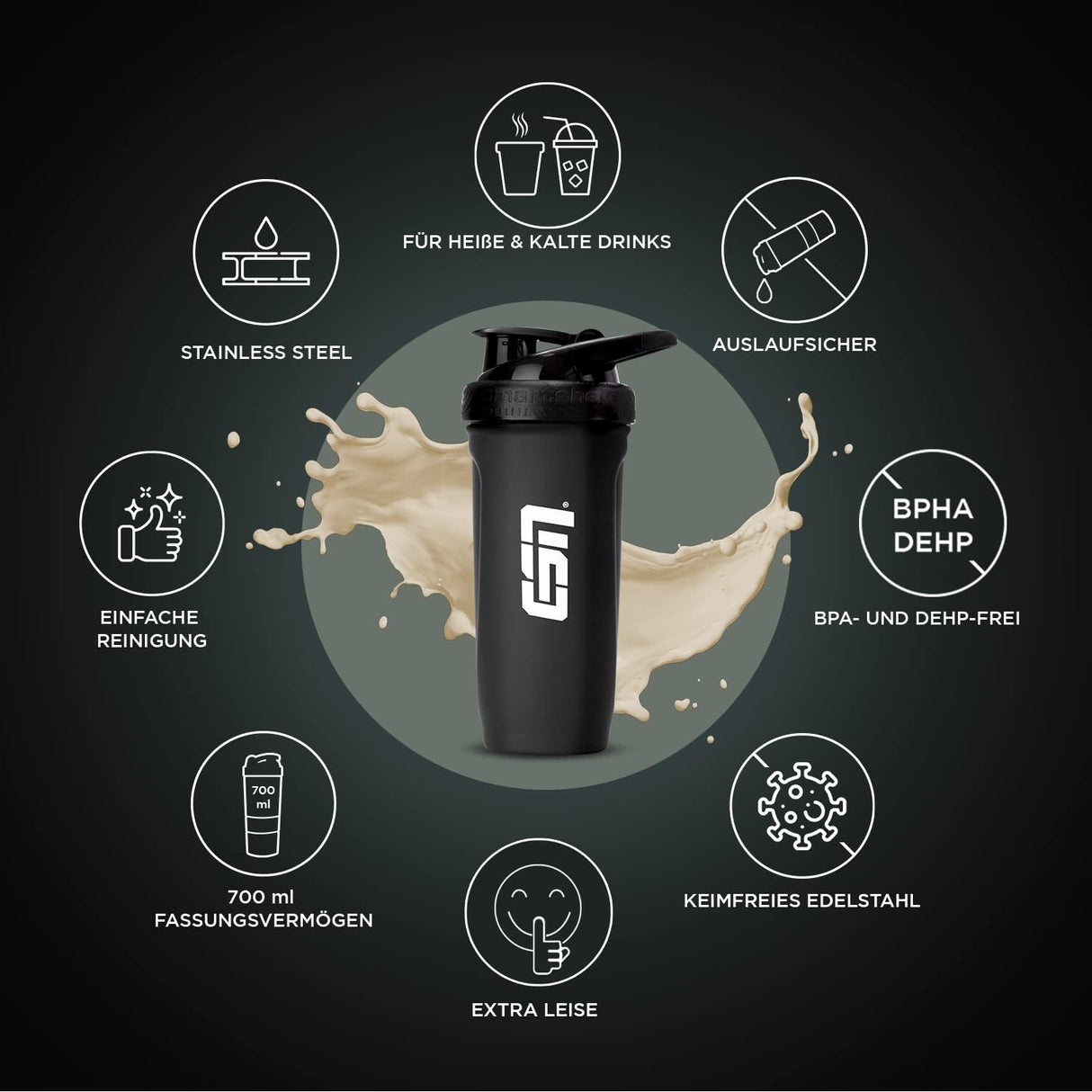 ESN Smartshake Reforce Stainless 900ml