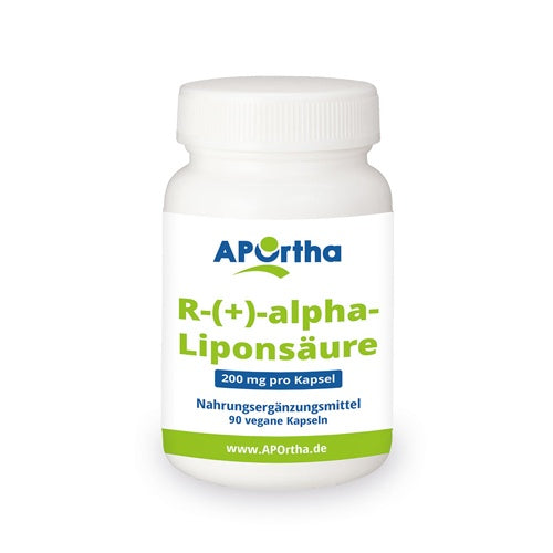 APOrtha R-(+)-Alpha-Liponsäure 200mg, 90 vegane Kapseln