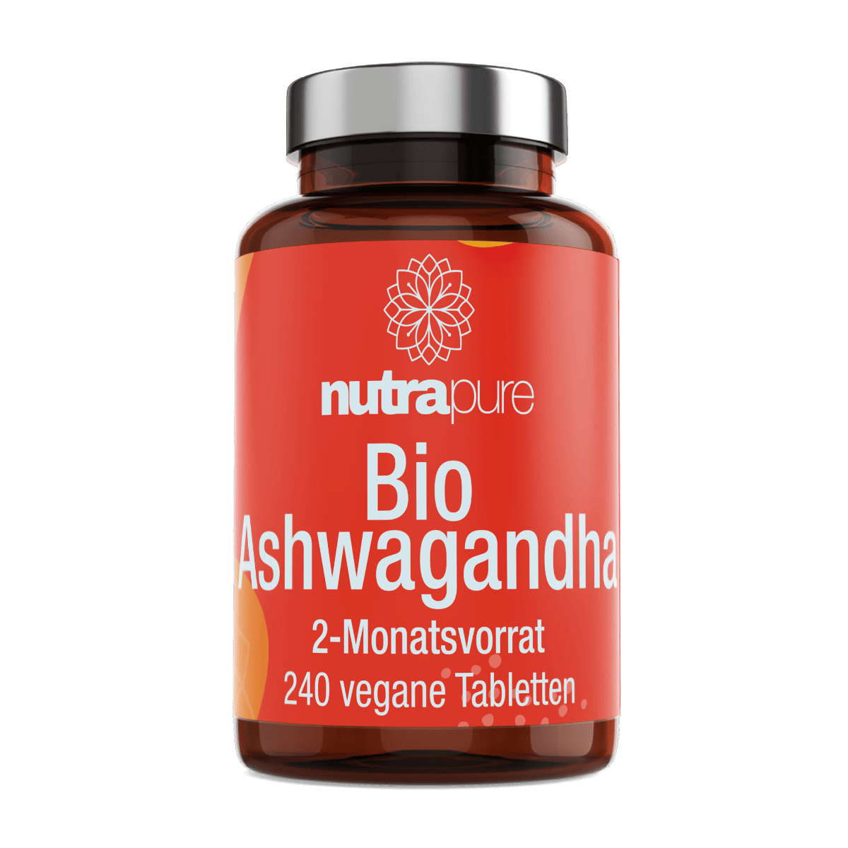 Nutrapure Bio Ashwagandha, 240 vegane Tabletten