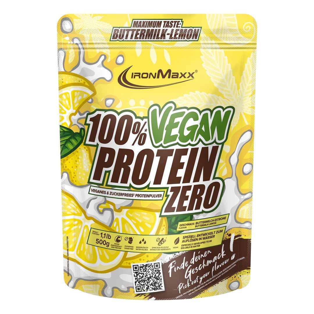 IronMaxx 100% Vegan Protein Zero 500g