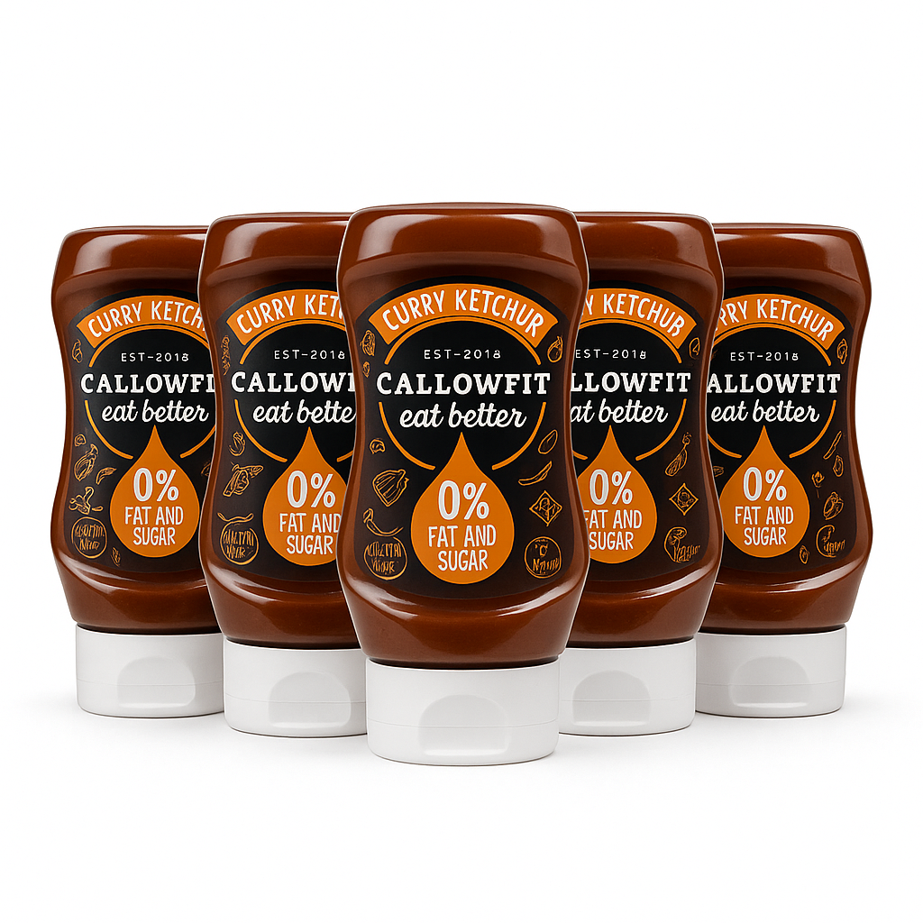 Callowfit Sauce 300ml 6 x Curry Ketchup **MHD 29.11.25**