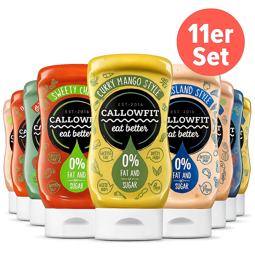 Callowfit Sauce 300ml, Variationpack 11 Stk.