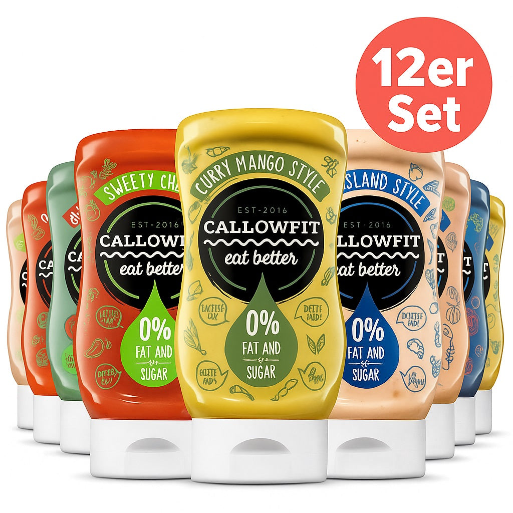 Callowfit Sauce 300ml, Variationpack 12 Stk.