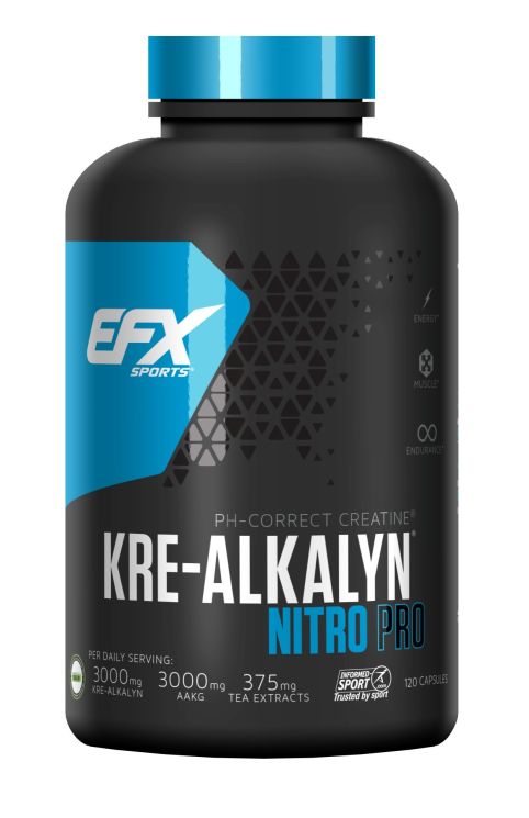 EFX Kre-Alkalyn Nitro Pro, 120 Kapseln