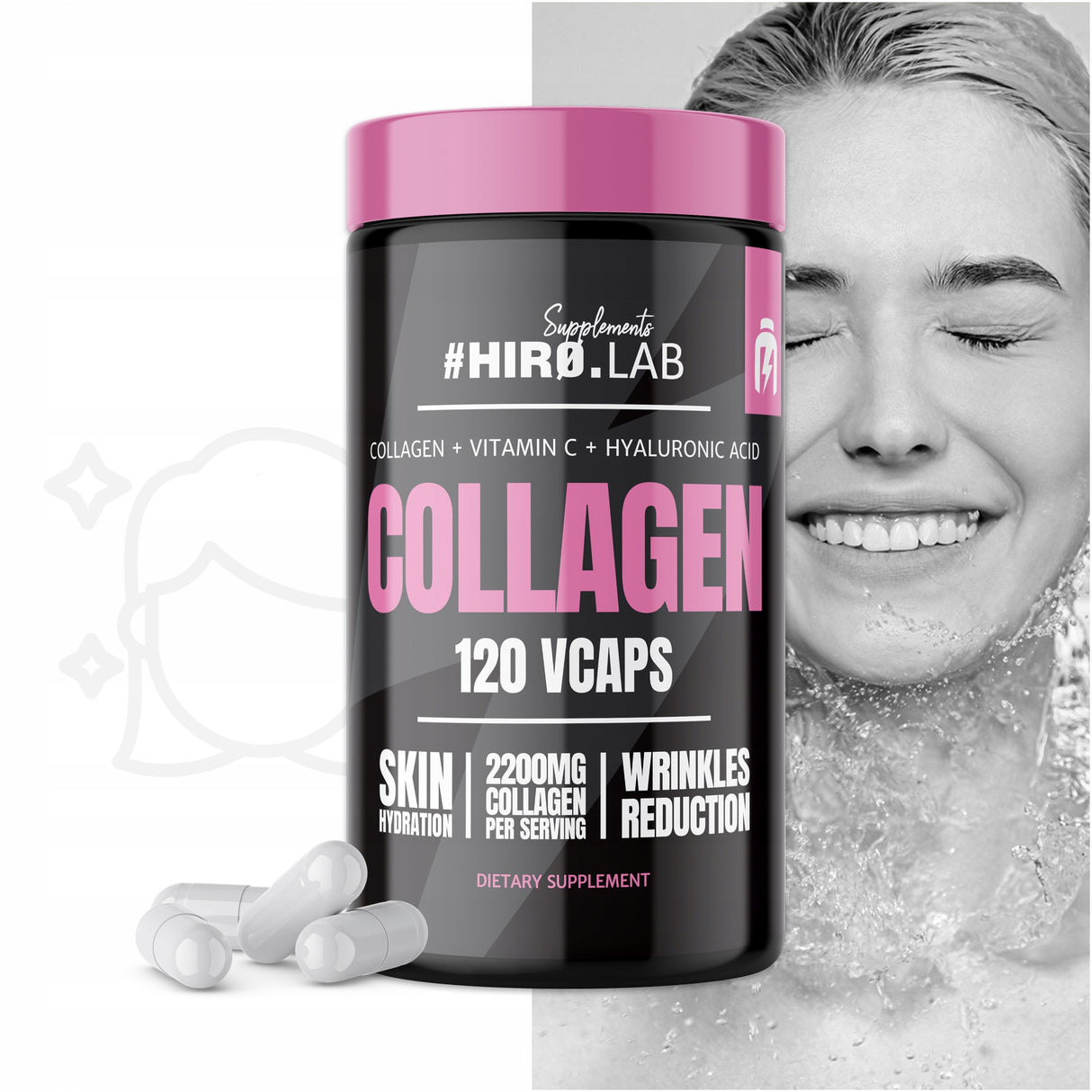 HIRO.Lab Collagen, 120 Kapseln