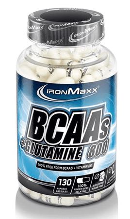 IronMaxx BCAA +Glutamin 800, 130 Kapseln