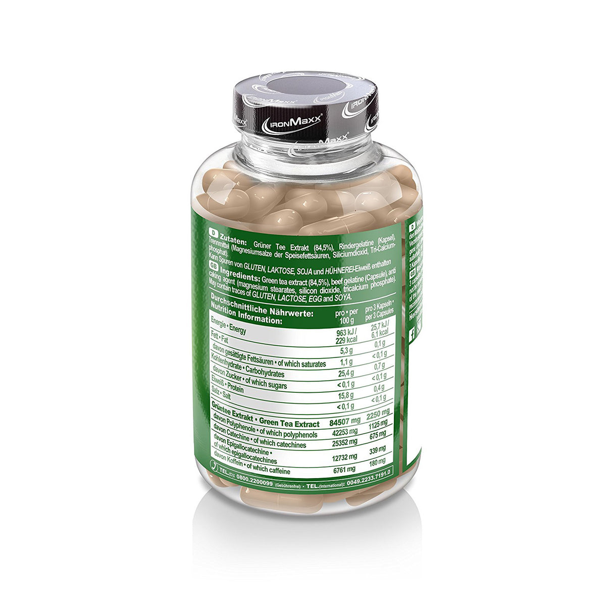 IronMaxx Green Tea, 130 Kapseln