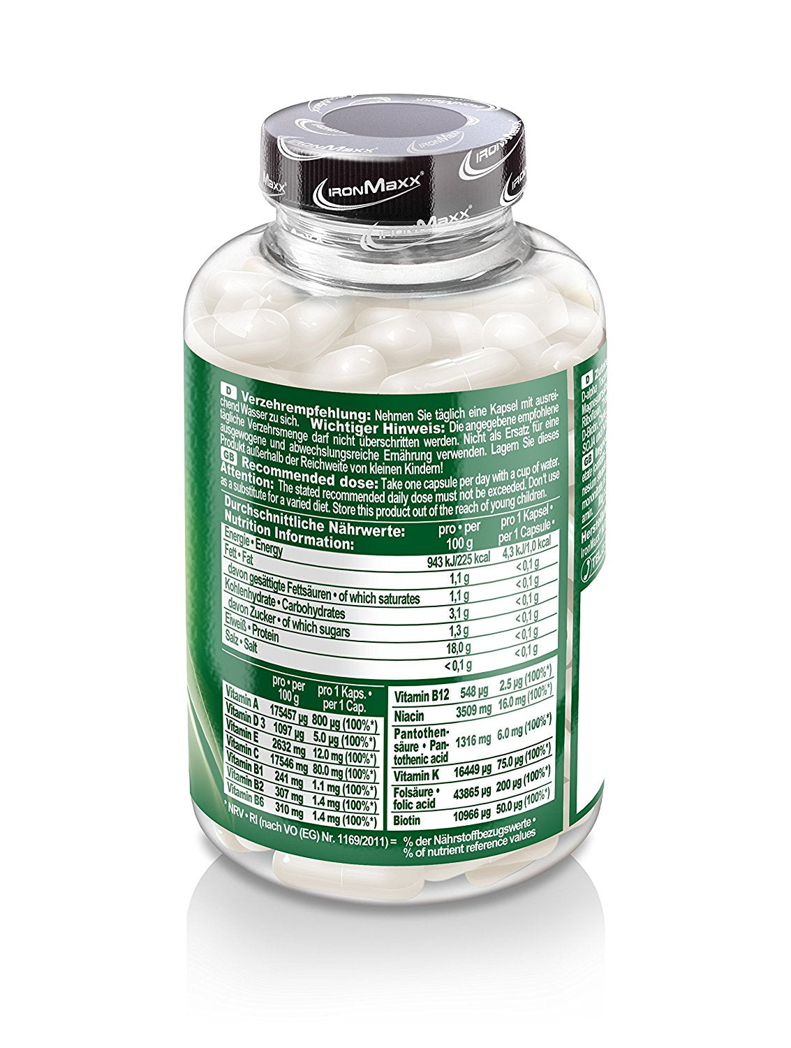 IronMaxx Multivitamin, 130 Kapseln