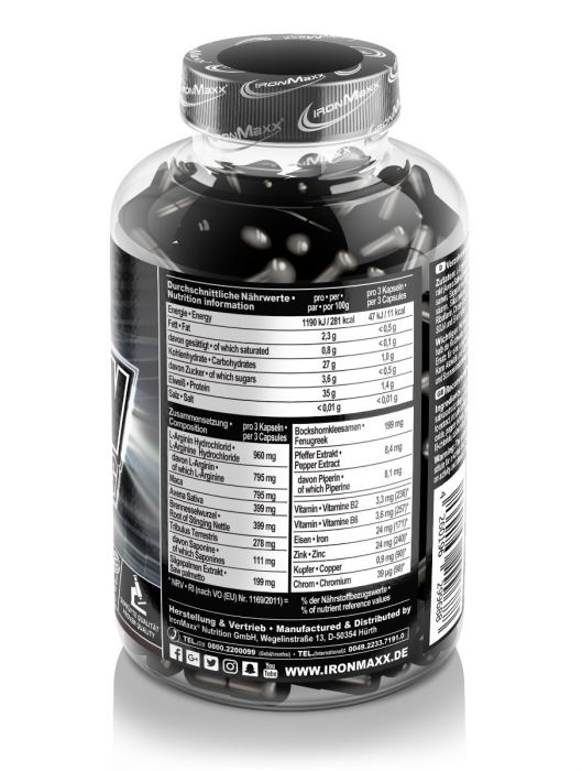 IronMaxx Teston Ultra Strong, 180 Kapseln