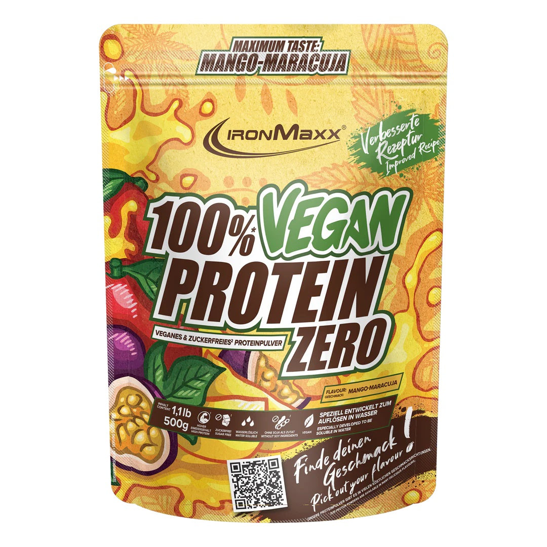 IronMaxx 100% Vegan Protein Zero 500g