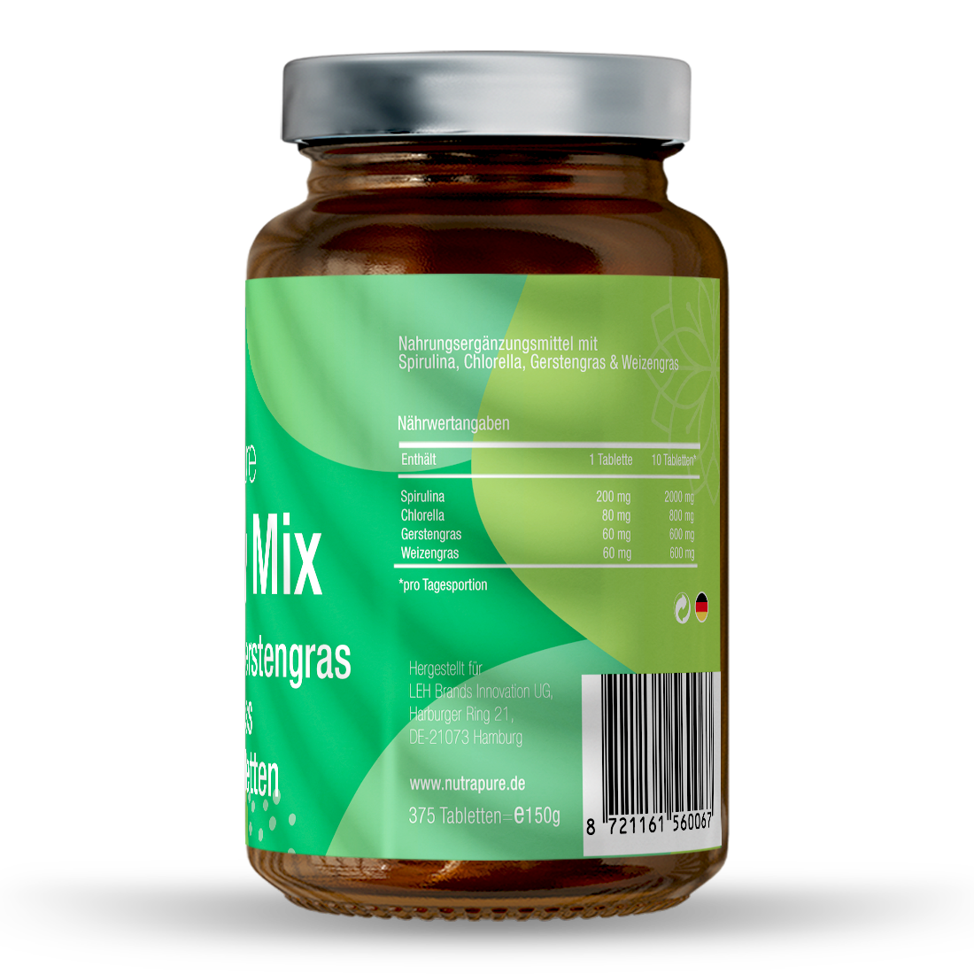 Nutrapure Bio Daily, 375 vegane Tabletten