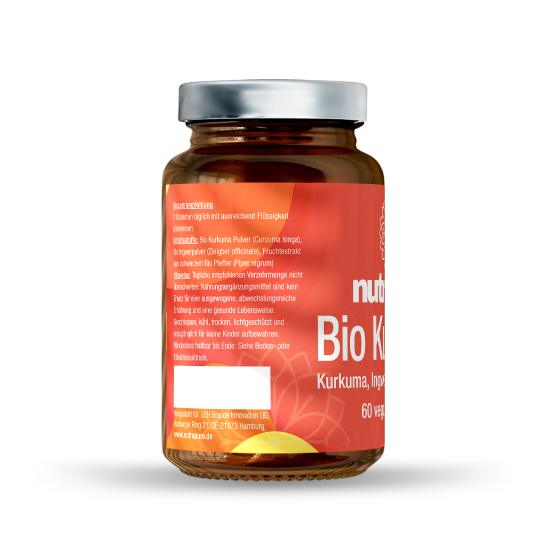 Nutrapure Bio KurkuMix, 60 vegane Tabletten