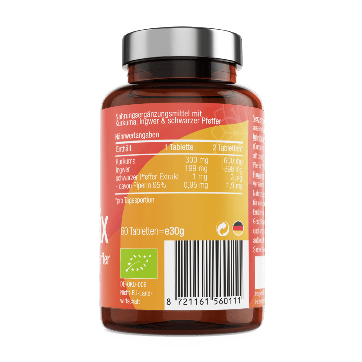 Nutrapure Bio KurkuMix, 60 vegane Tabletten