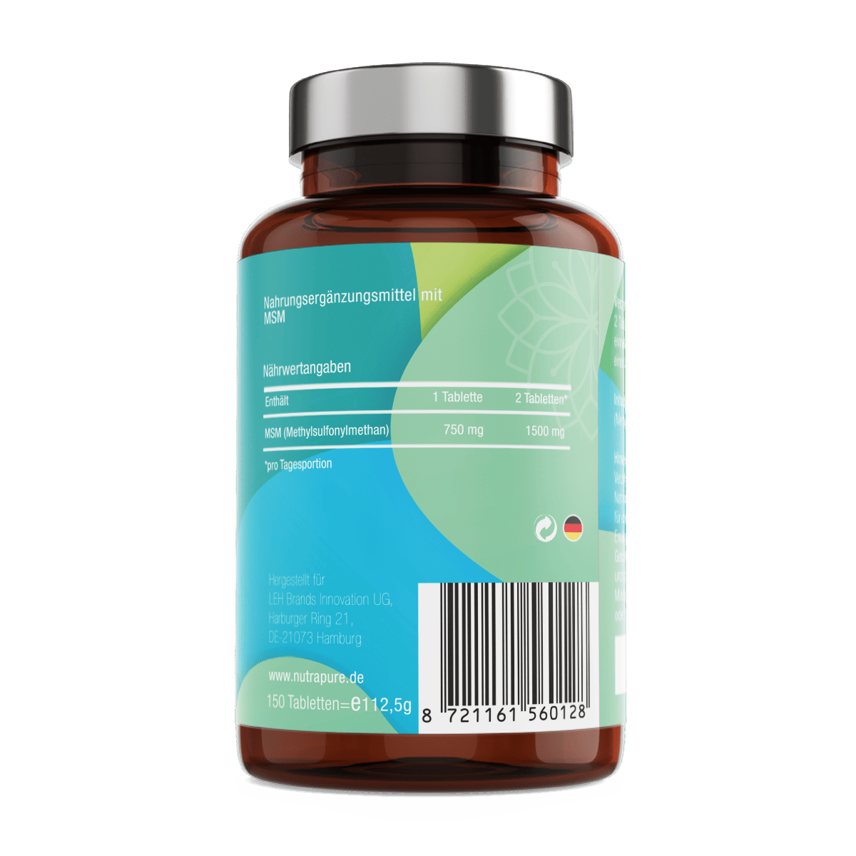 Nutrapure MSM, 150 Tabletten