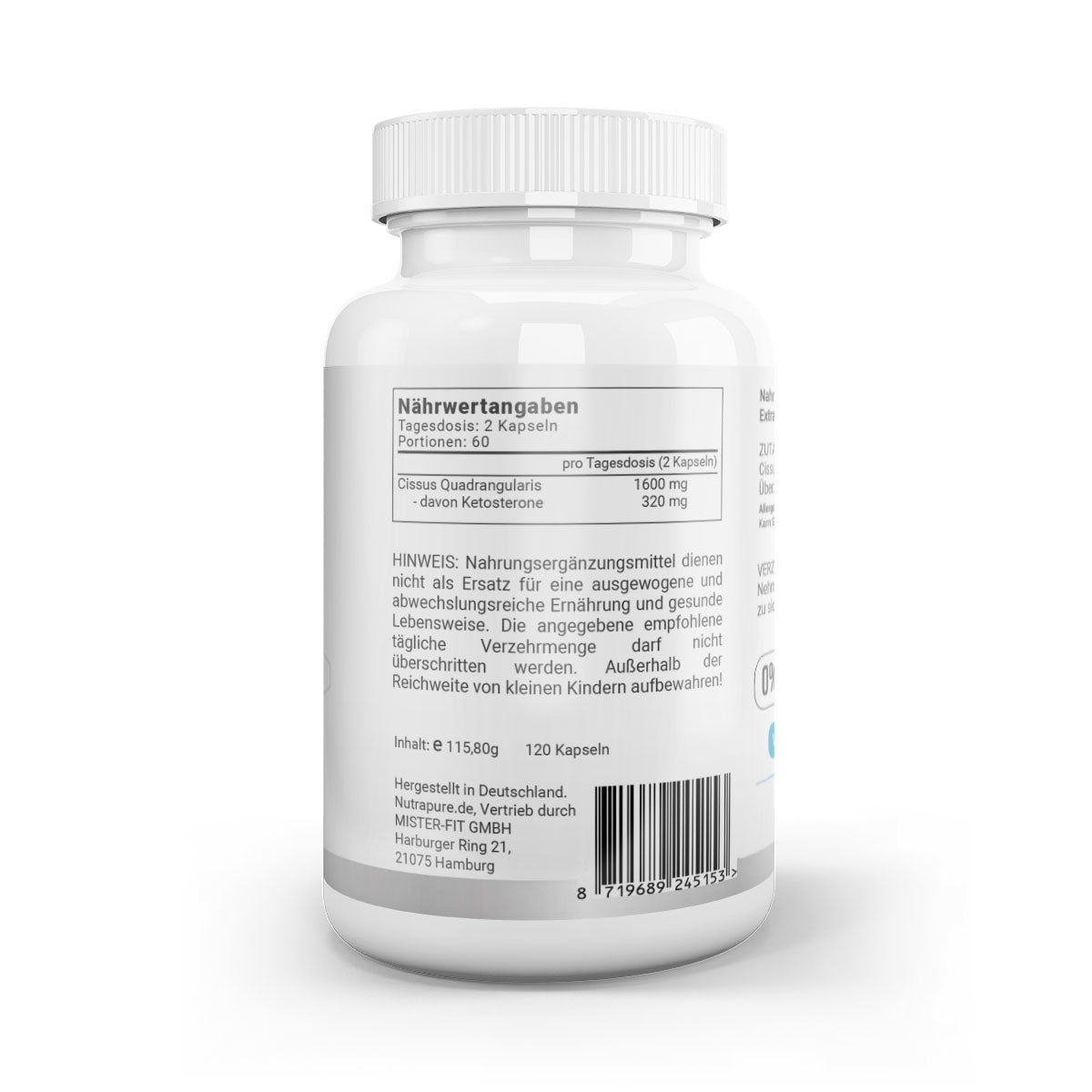 Nutrapure Super Cissus, 120 Kapseln