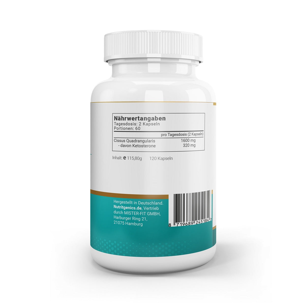 Nutrigenics Cissus Quandrangularis, 120 Kapseln
