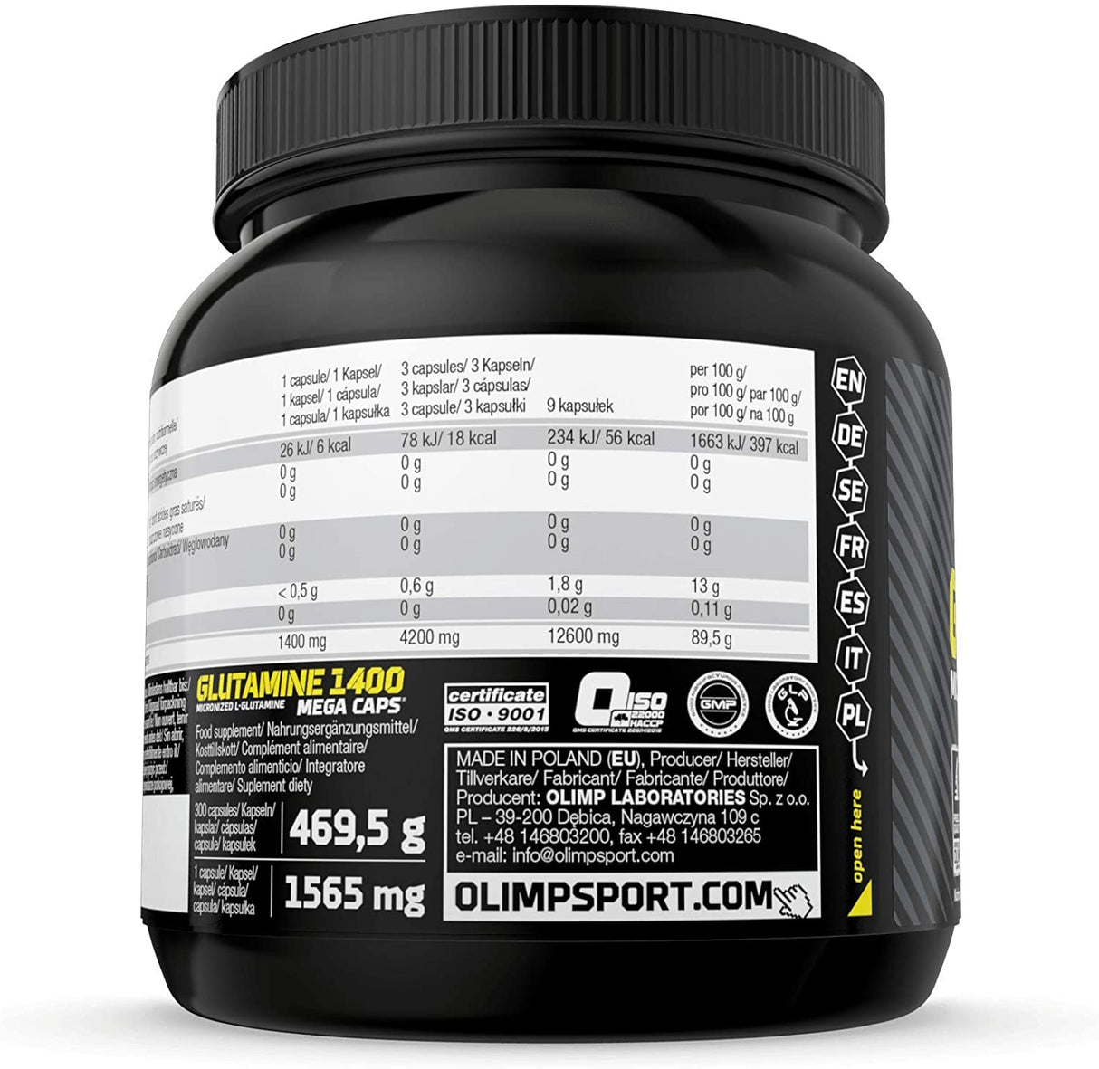 Olimp L-Glutamine, 300 Kapseln