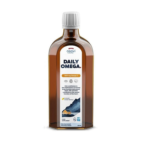Osavi Daily Omega 3 Lemon, 250ml Öl