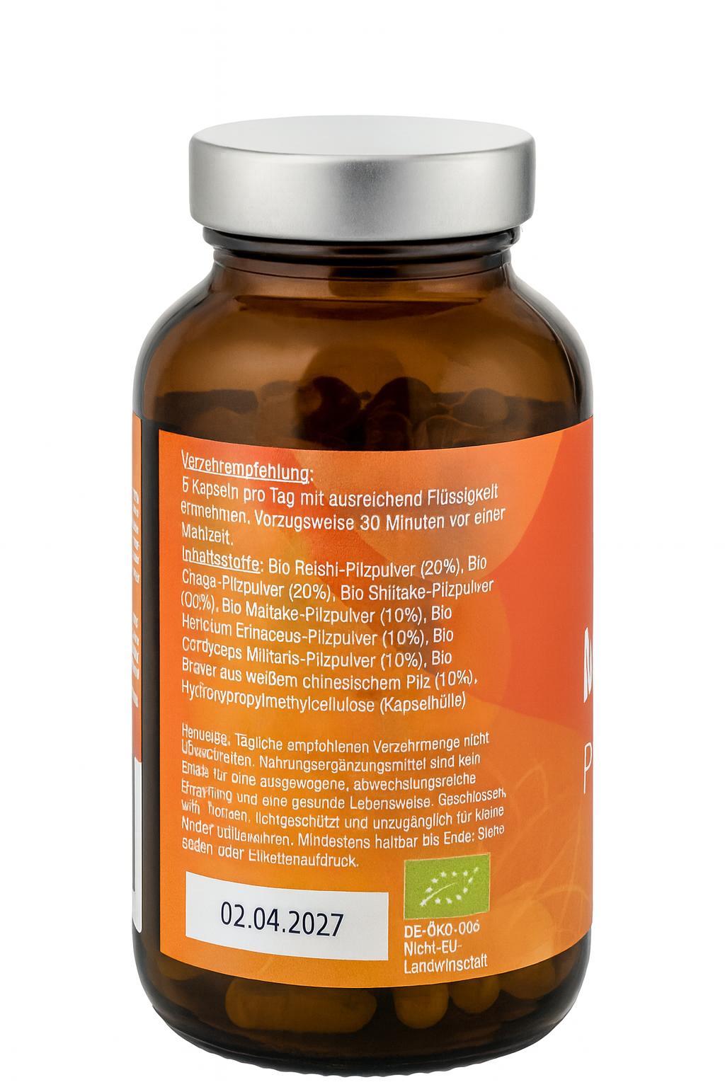 Nutrapure Bio Vitalpilz Komplex, 150 Kapseln