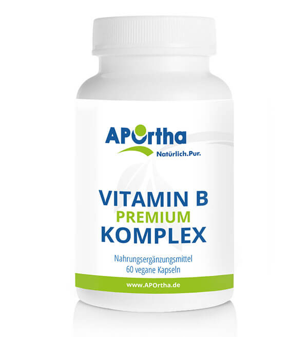 APOrtha Vitamin B Premium Komplex 60 vegane Kapseln