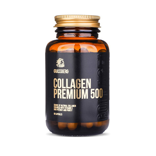 Grassberg Collagen Premium 500, 120 Kapseln