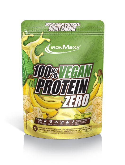 IronMaxx 100% Vegan Protein Zero 500g