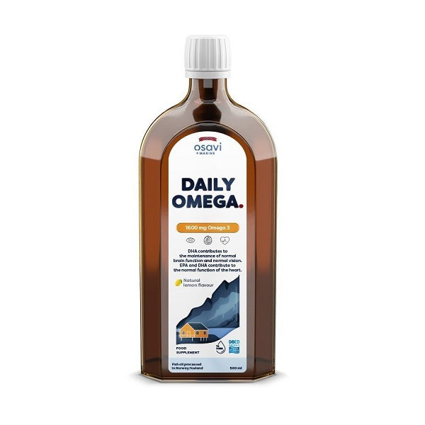 Osavi Daily Omega 3 Lemon, 500ml Öl