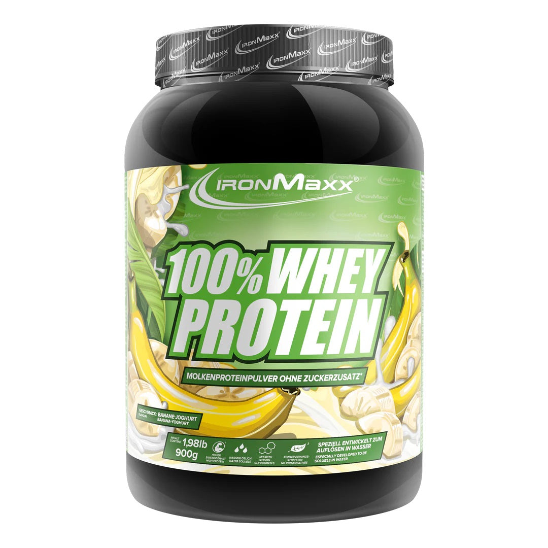 IronMaxx 100% Whey Protein 900g Dose