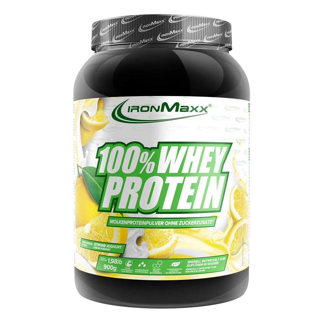 IronMaxx 100% Whey Protein 900g Dose
