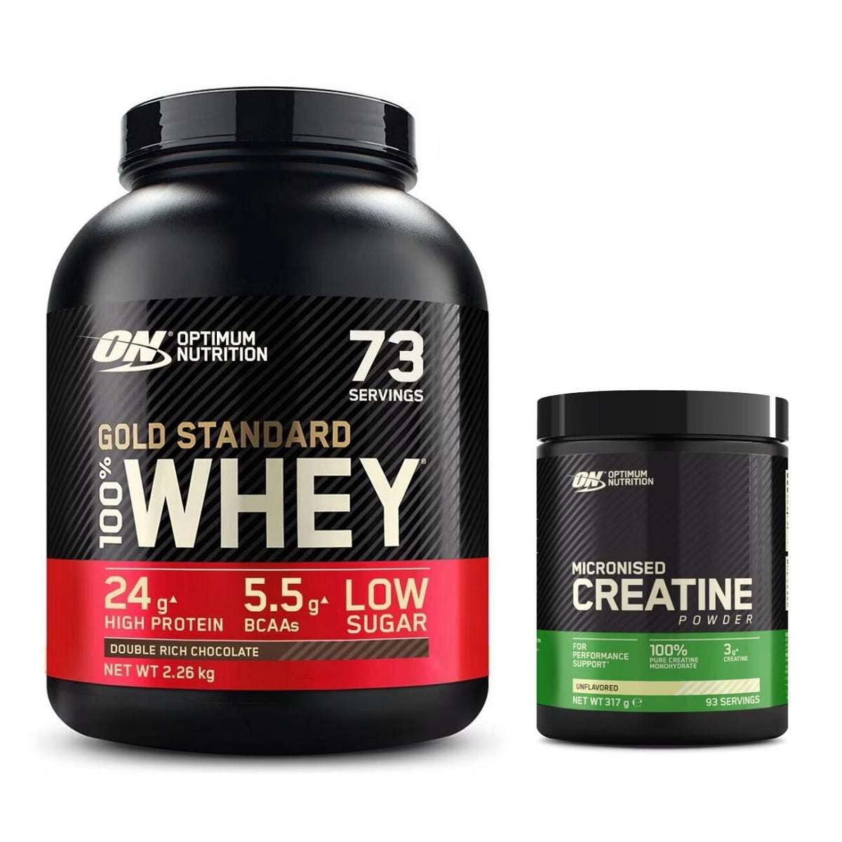 ON Whey Gold Standard 2,23kg + Creatine Pulver Bundle