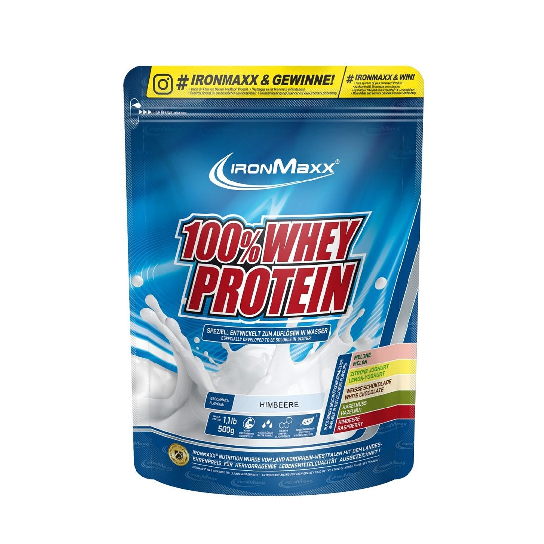 IronMaxx 100% Whey Protein 500g Beutel