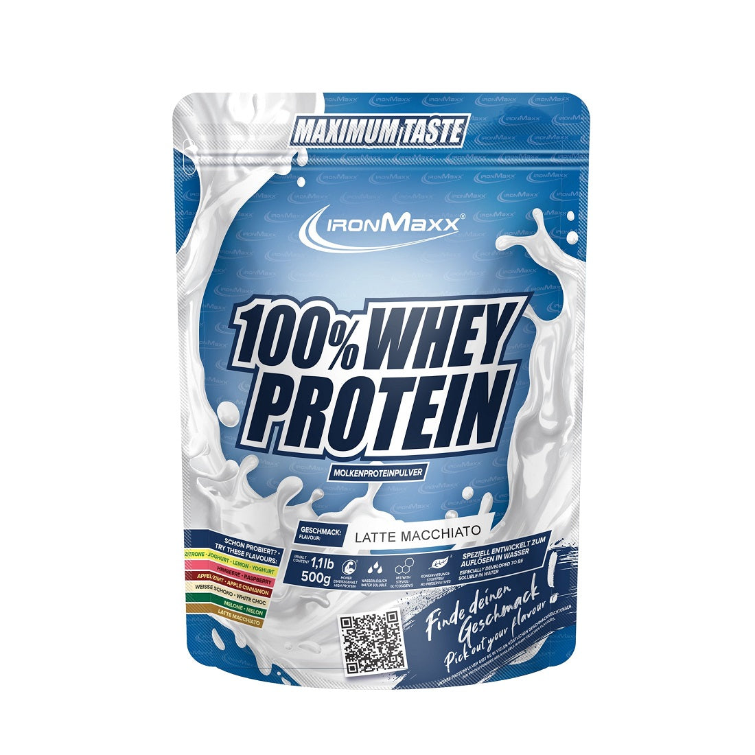 IronMaxx 100% Whey Protein 500g Beutel