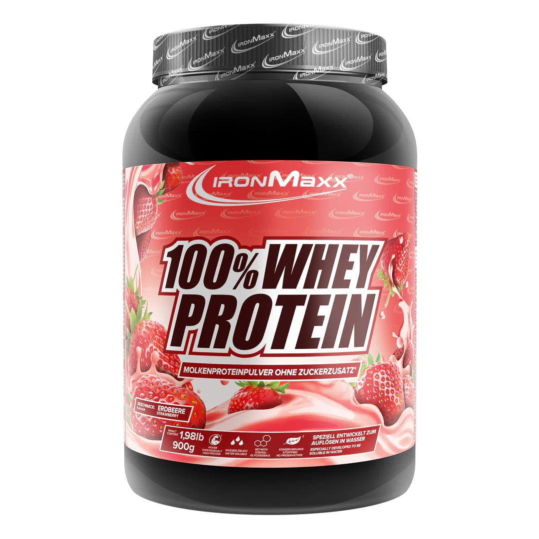 IronMaxx 100% Whey Protein 900g Dose