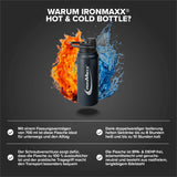 IronMaxx Hot & Cold Edelstahl Trinkflasche 800ml