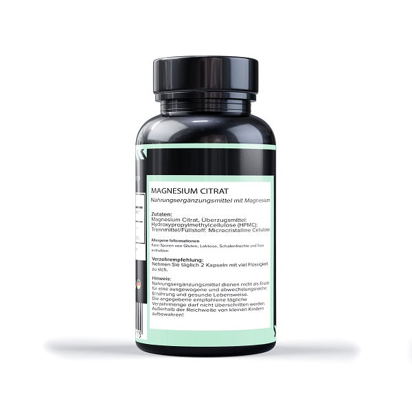 Mister-Fit Magnesium Citrat, 120 Kapseln á 1000mg