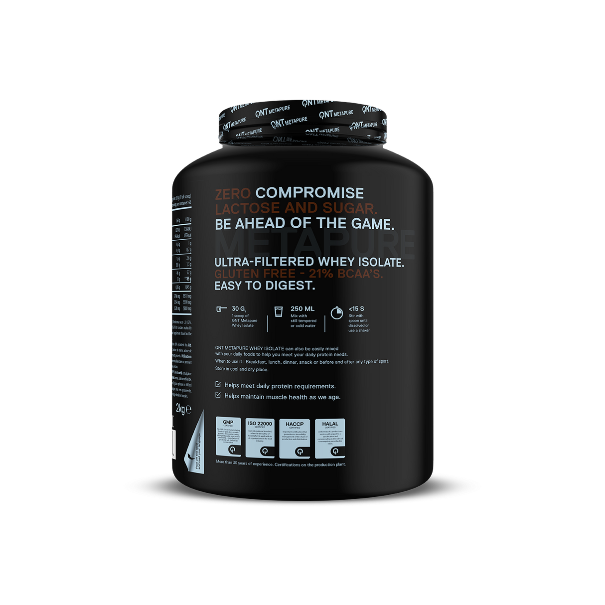 QNT Metapure Whey Isolate 2000g