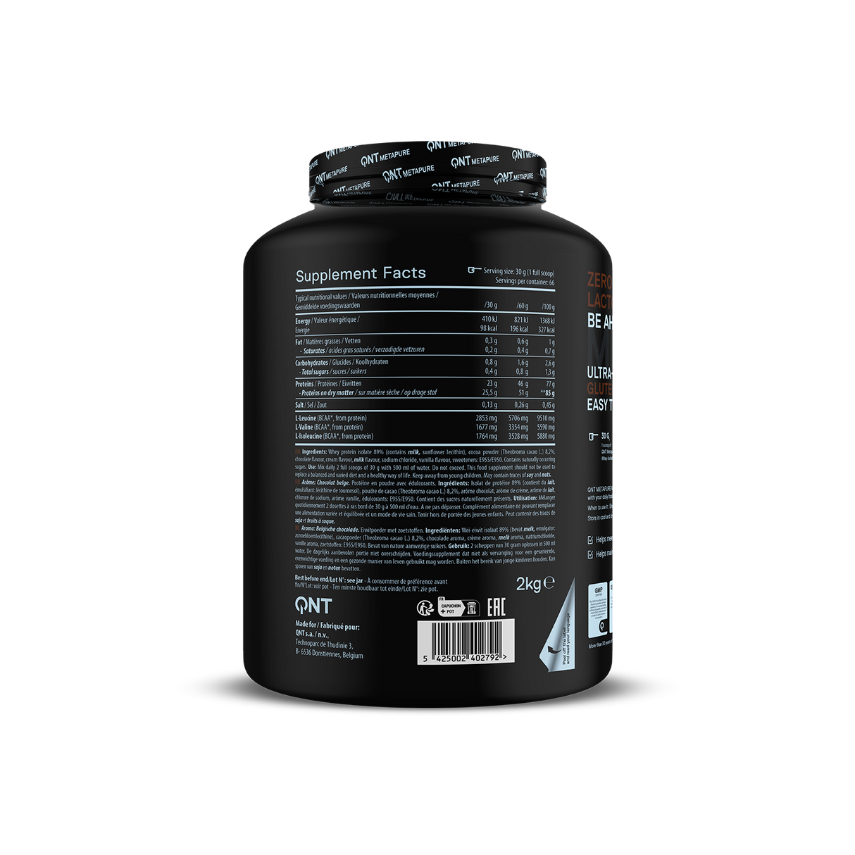 QNT Metapure Whey Isolate 2000g