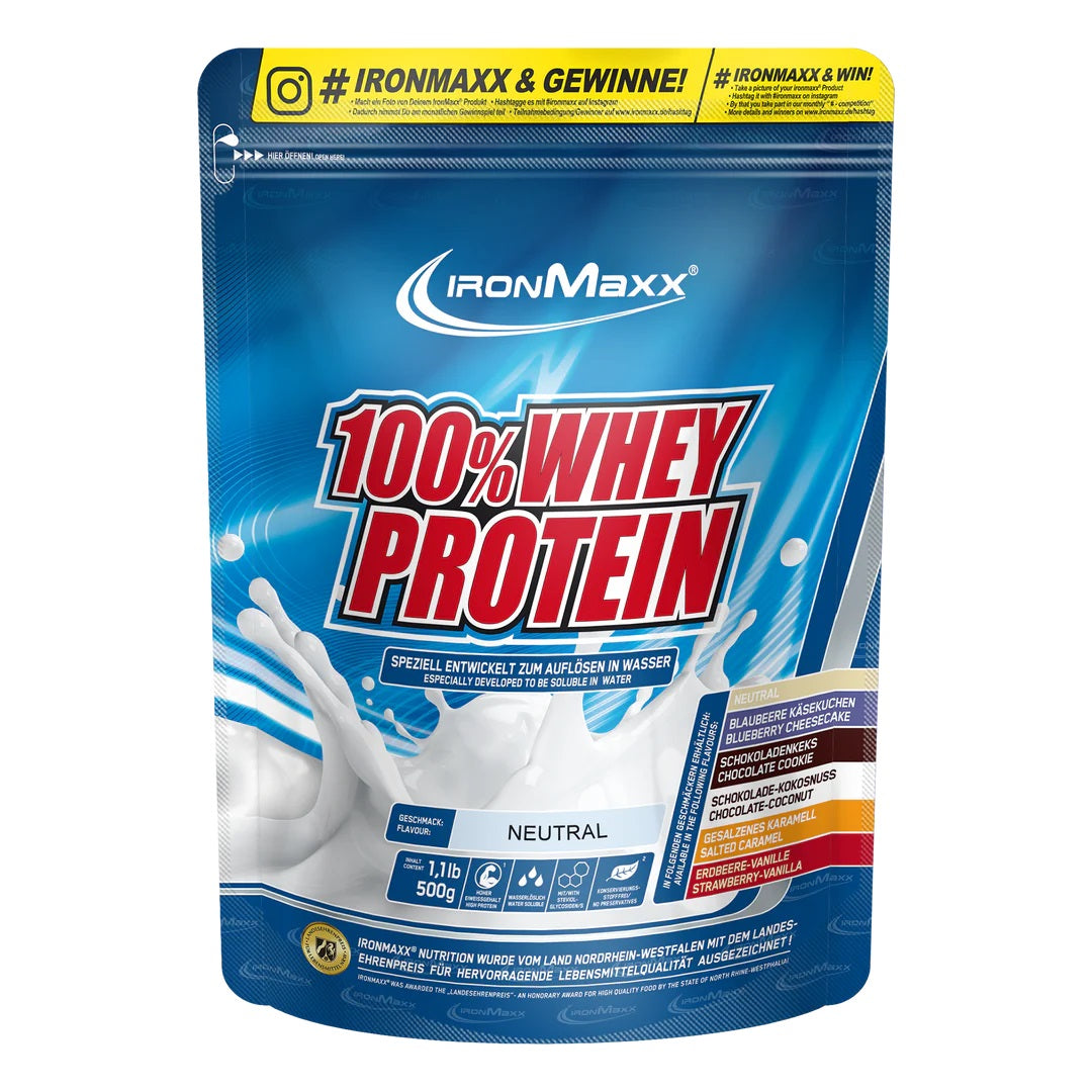IronMaxx 100% Whey Protein 500g Beutel