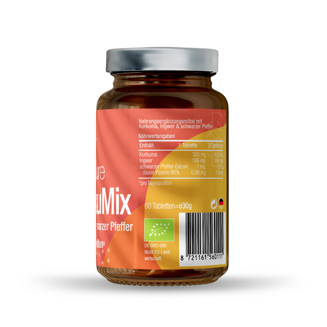Nutrapure Bio KurkuMix, 60 vegane Tabletten