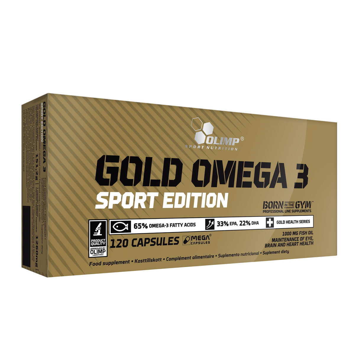 Olimp Gold Omega 3 Sport Edition, 120 Kapseln