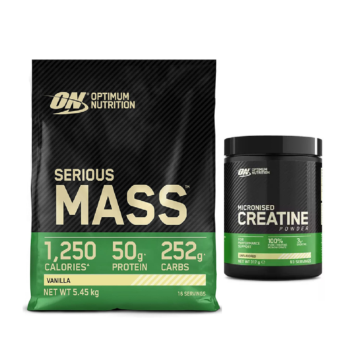 ON Serious Mass 5,45kg + ON Creatine Bundle