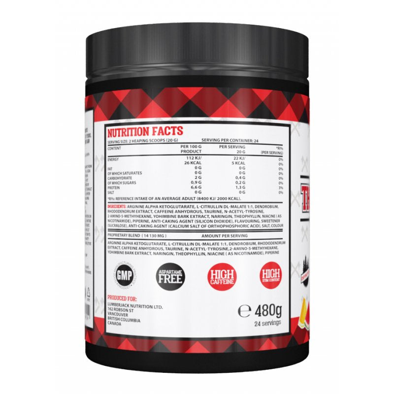 Lumberjack Nutrition Le Bûcheron Booster 480g