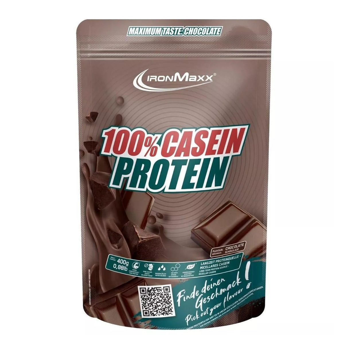 IronMaxx 100% Casein Protein 400g *MHD SALE*