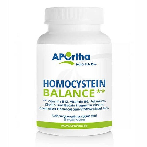 APOrtha Homocystein Balance B12 Complex 120 vegane Kapseln