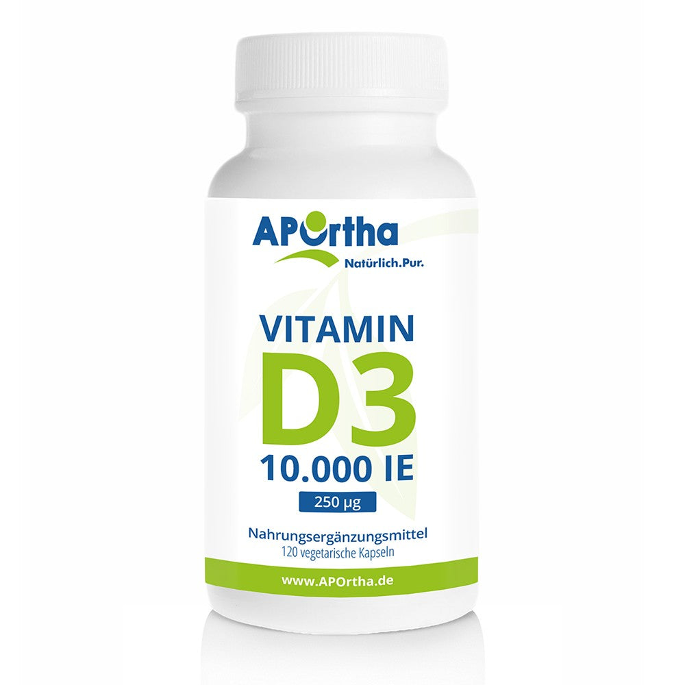 APOrtha Vitamin D3 10.000 I.E., 120 veggy Kapseln