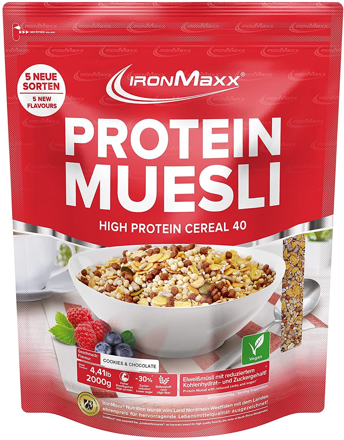 IronMaxx Protein Müsli 2000g